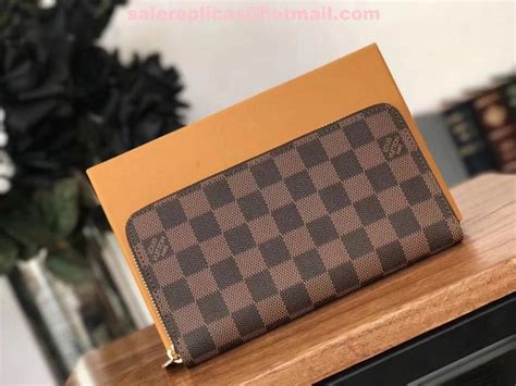 louis vuitton zippy wallet damier fake|louis vuitton bifold wallet men.